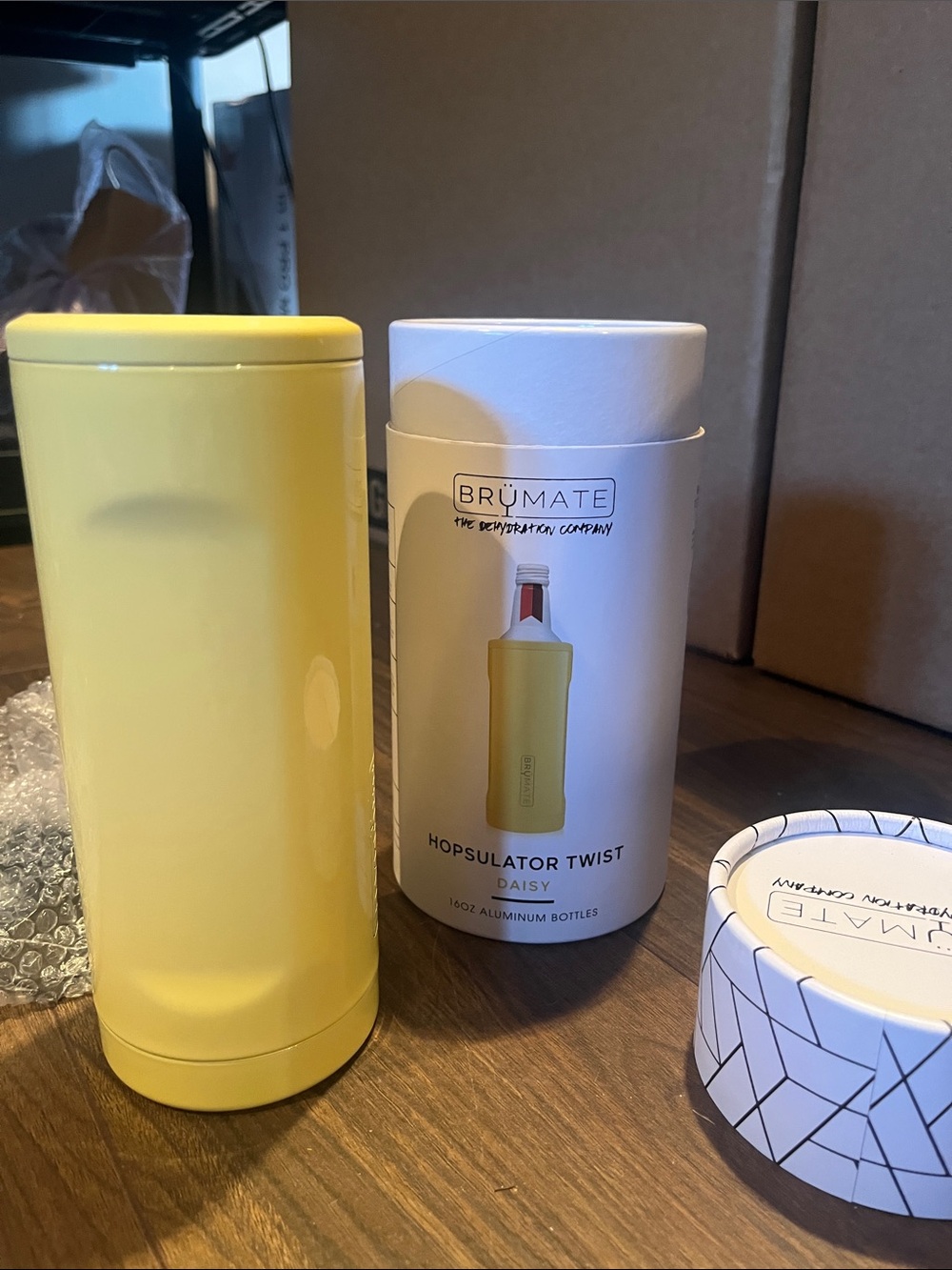 BrüMate Hopsulator Twist Insulated Bottle - Yellow